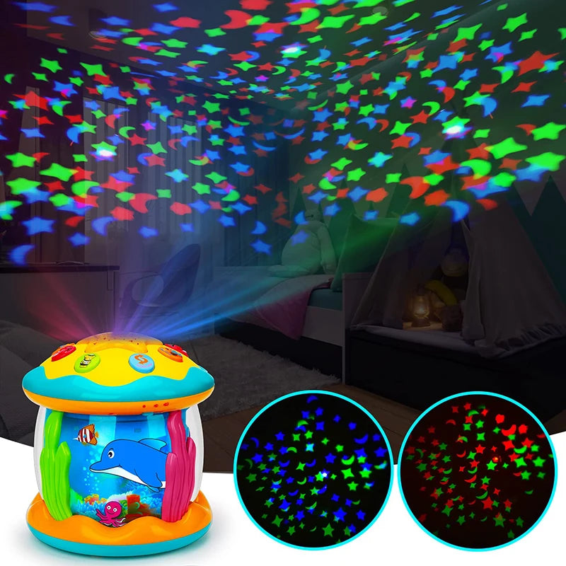 Aquarium Light Toy – Musical Night Projector for Kids